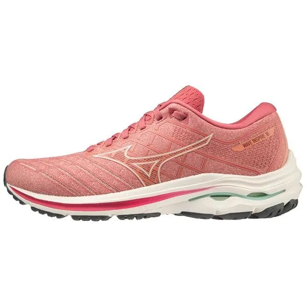 18 Mizuno Wave Inspire 18 Rosette/SnowW - J1GD224414