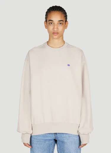 Acne Studios Crew Neck Long Sleeves Cotton Logo - Street Style