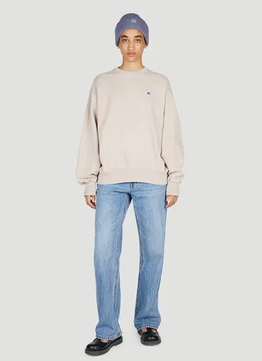 Acne Studios Crew Neck Long Sleeves Cotton Logo - Street Style