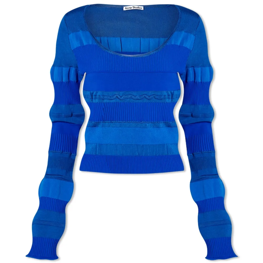 Acne Studios Kaelyn Rib Knit JumperBlue