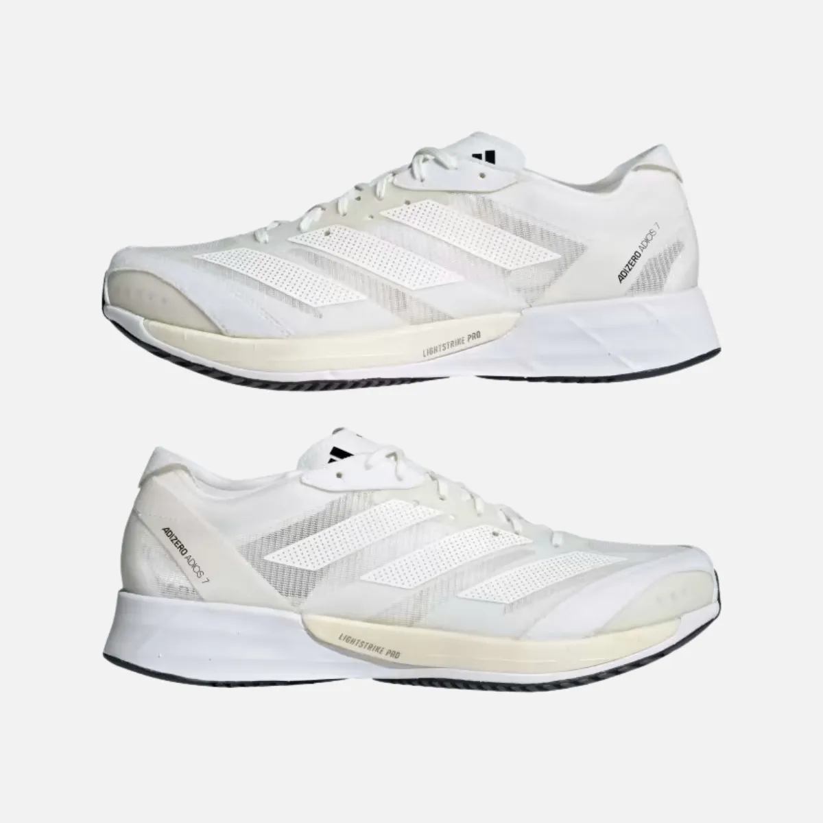 Adidas Adizero Adios 7 Men's Running Shoes - White/Cloud/Black