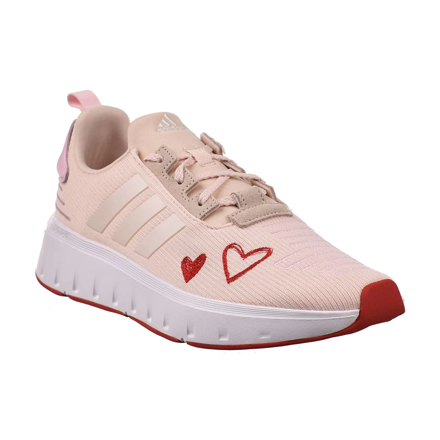 Adidas Big Kids' Shoes - Swift Run 23 Hearts in Pink-Red