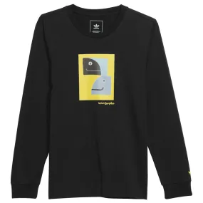 Adidas G Shmoo Long Sleeve T-Shirt in Black