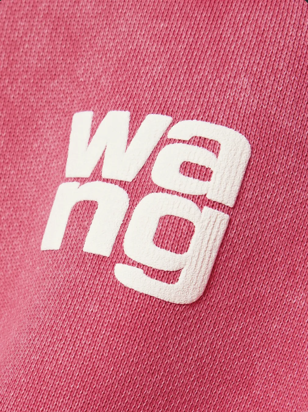 Alexander Wang Long Sleeve Plain Cotton Logo Street Style