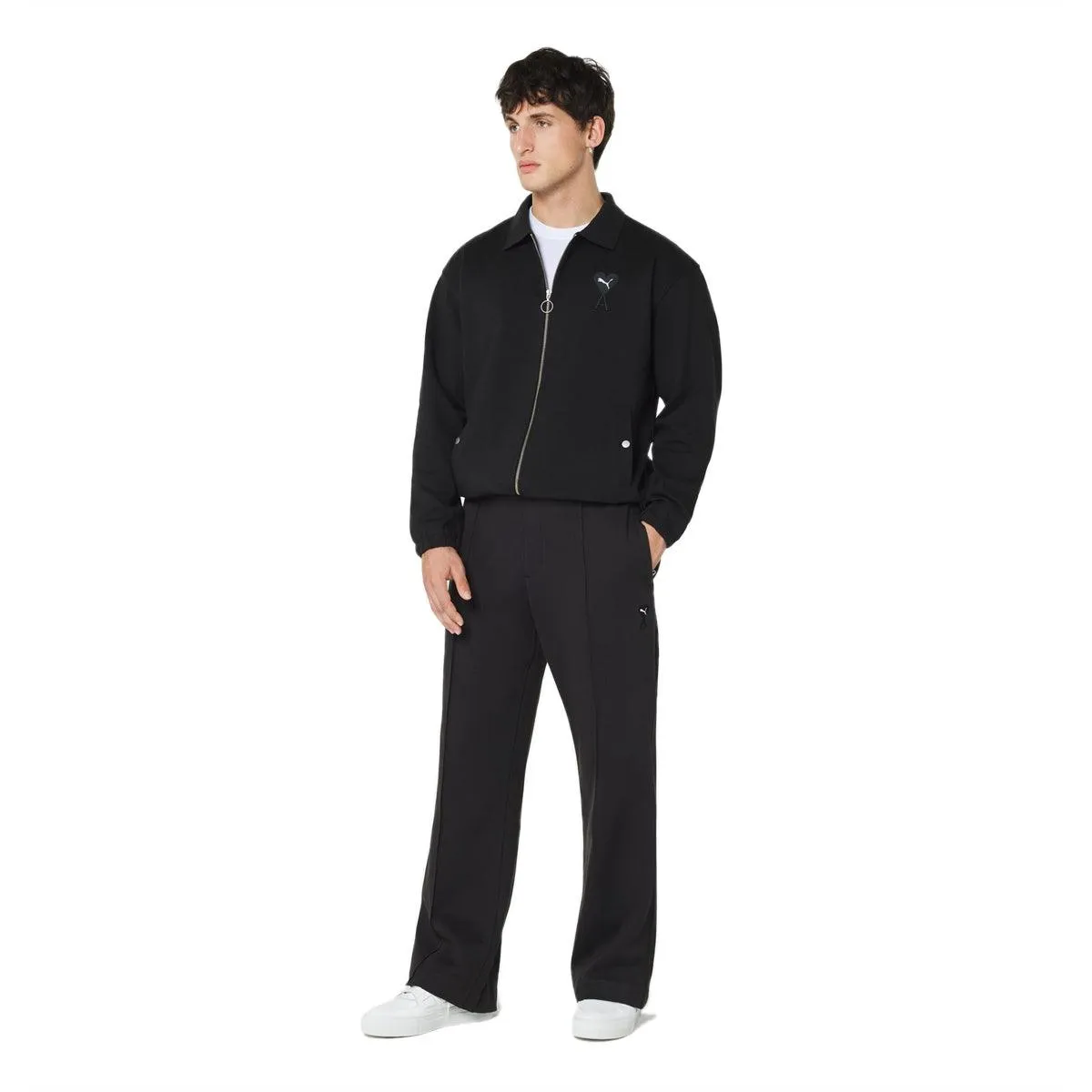 Ami Wide Pants in Puma Black