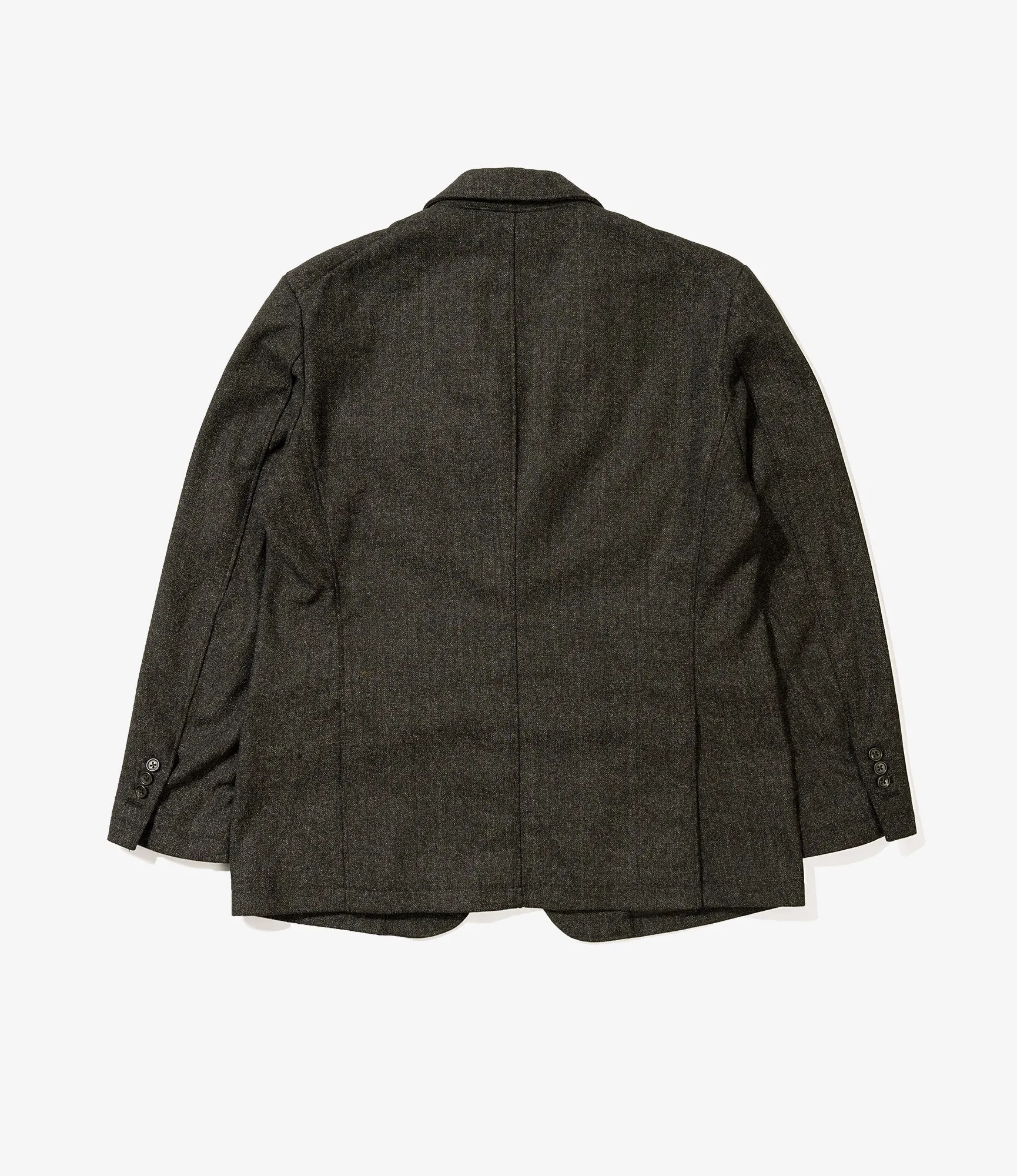 Andover Jacket –Charcoal Printed Herringbone