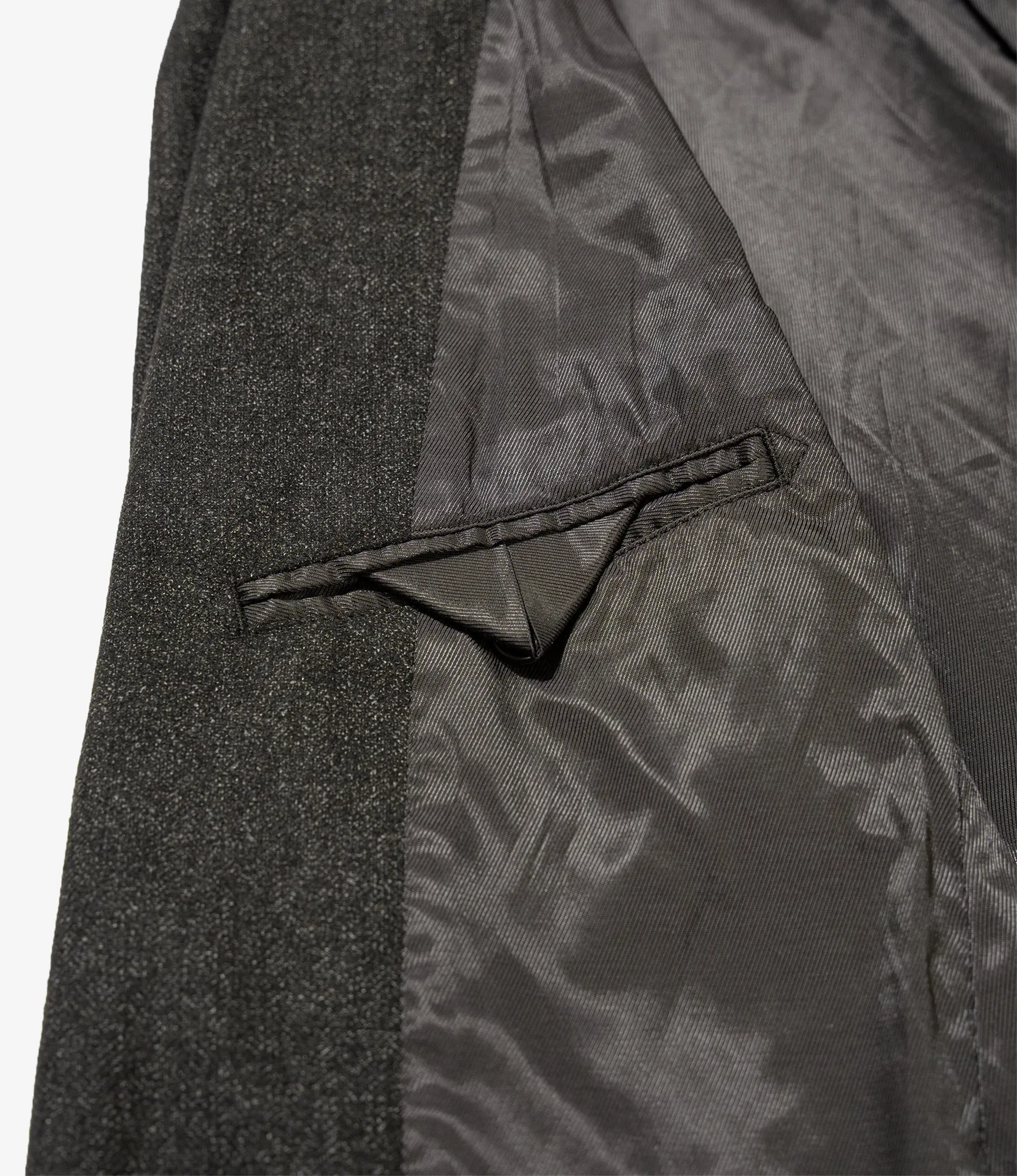 Andover Jacket –Charcoal Printed Herringbone