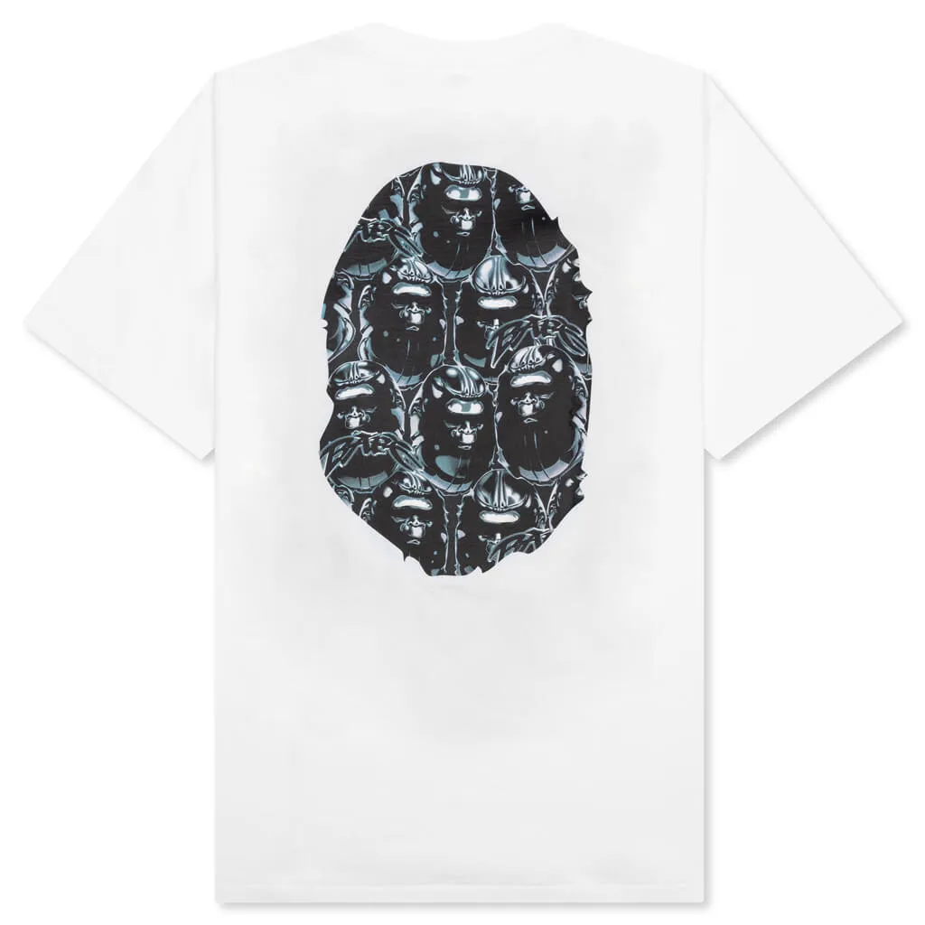 Ape Art Big Ape Head T-shirt - White/Black