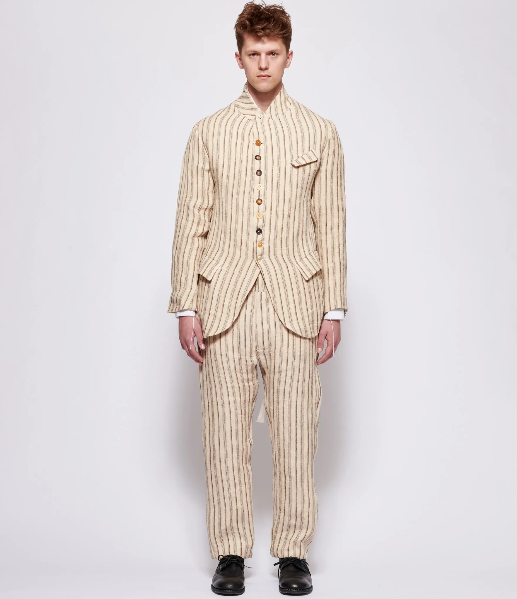 Archivio J.M. Ribot Light Stripes Ten Buttons Blazer