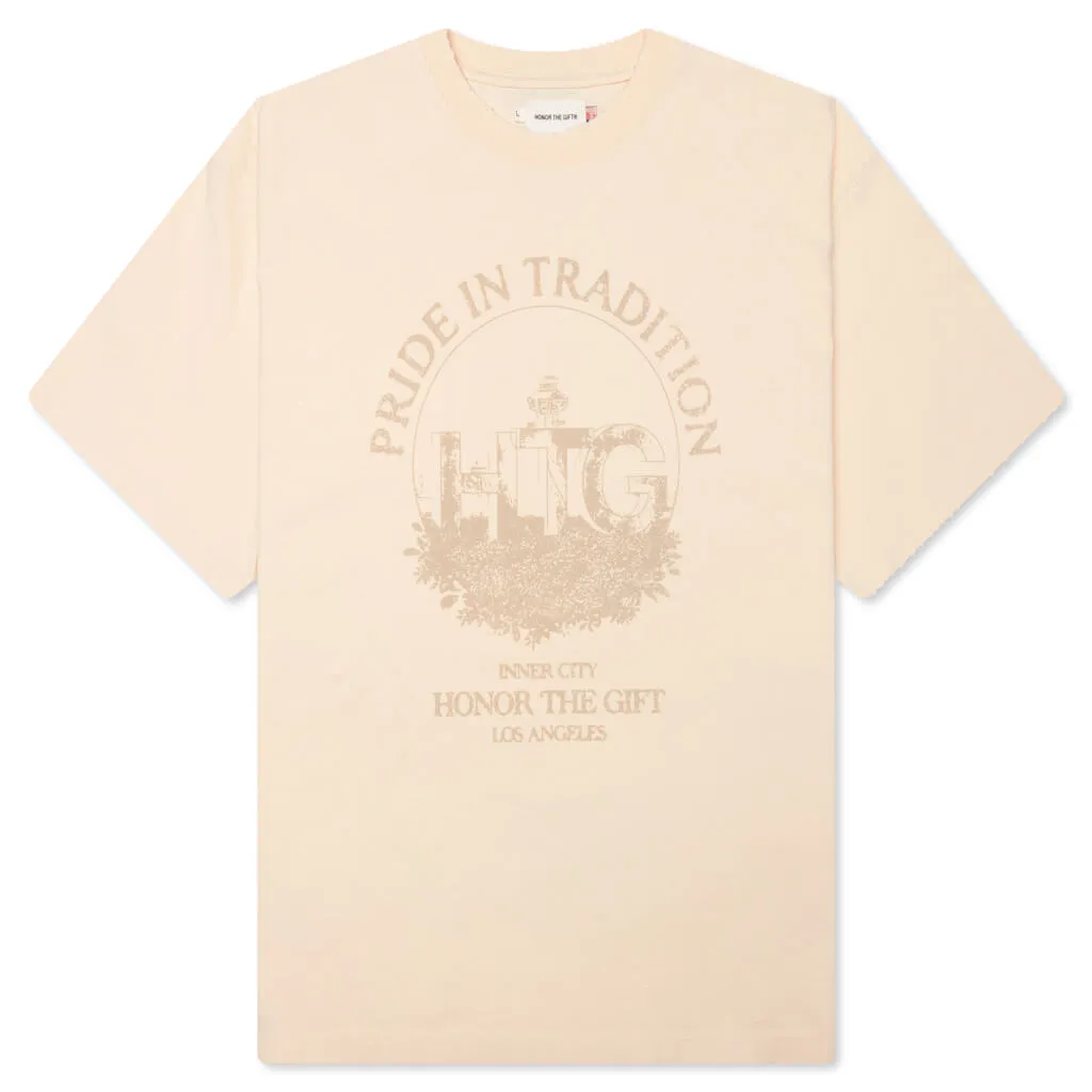 B-Summer HTG Pride Tradition Short Sleeve Tee Bone