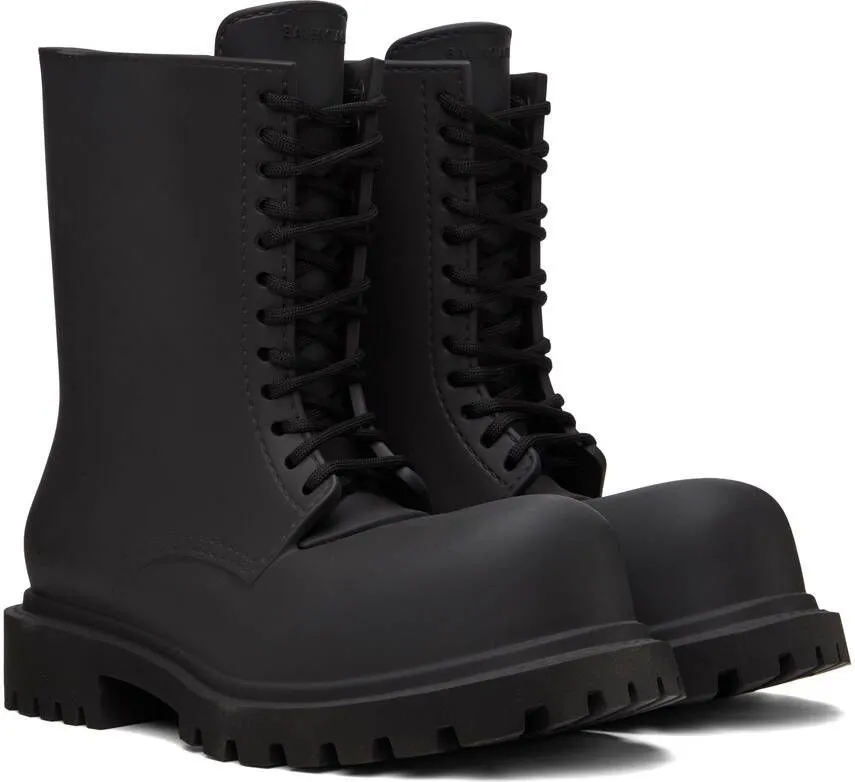 Balenciaga Black Steroid Boots