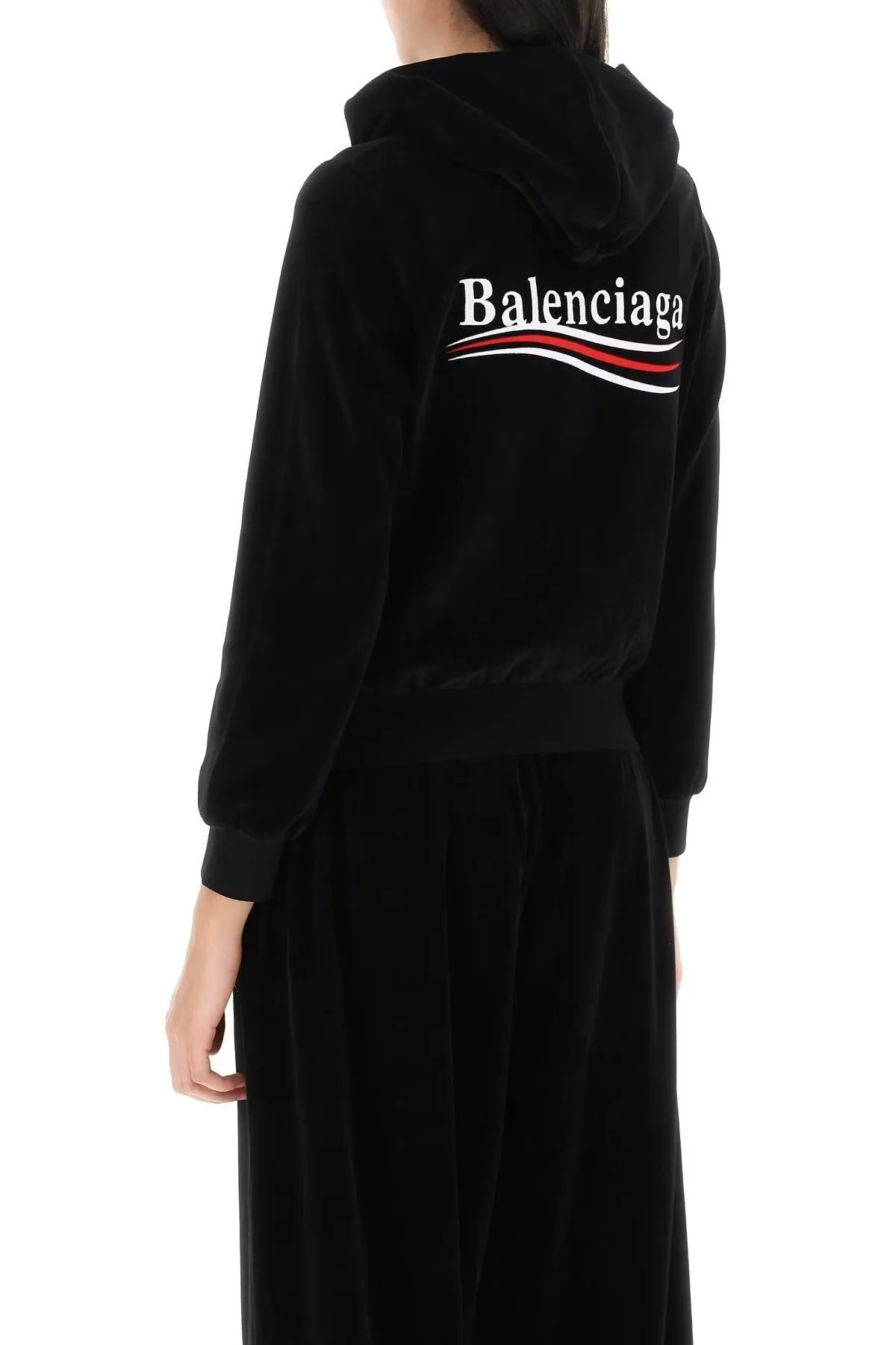 Balenciaga Streetwear Long Sleeve Logo Plain Cotton