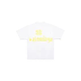 Balenciaga Tape Type T-shirt - Medium Fit - White