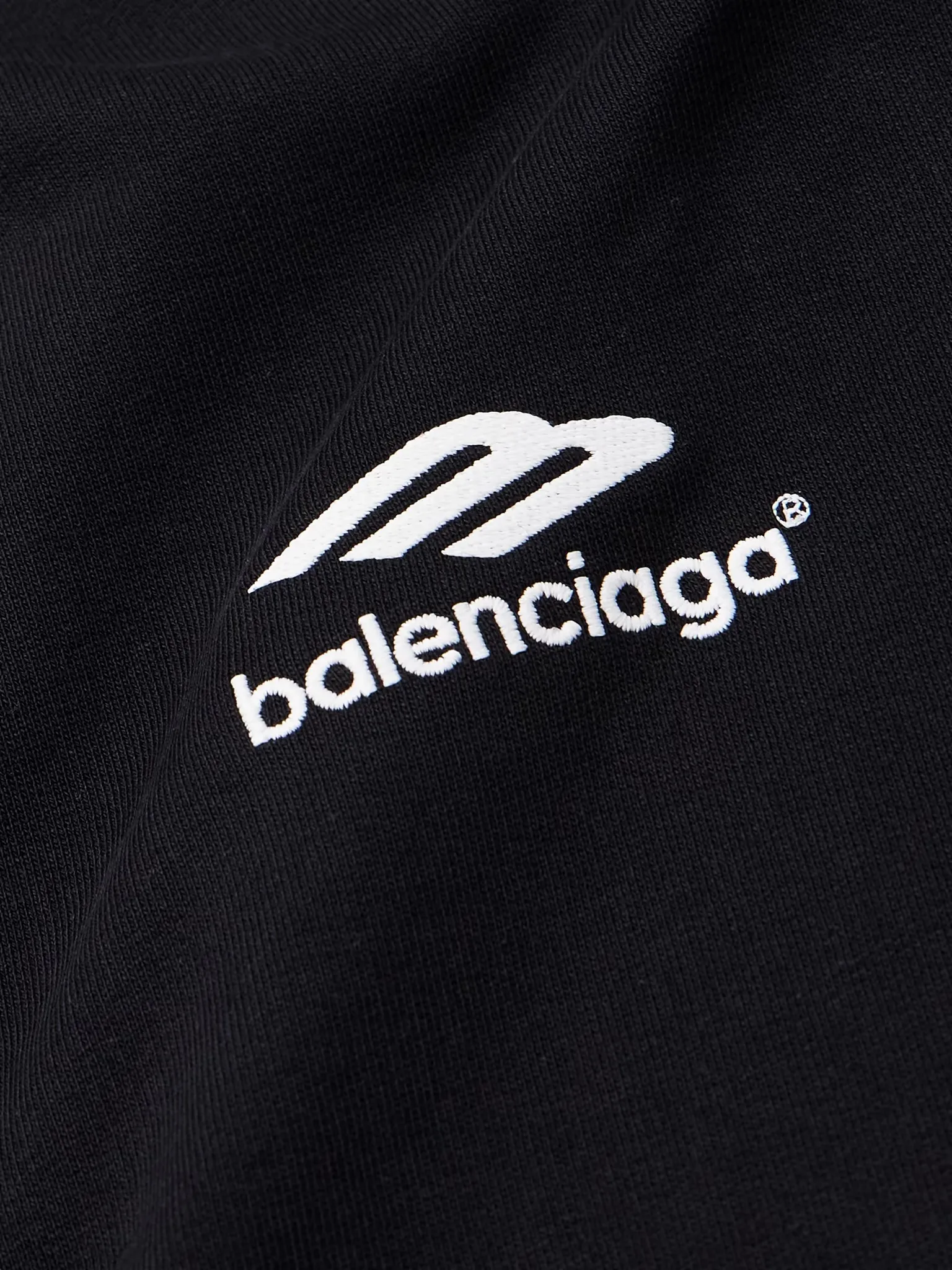 Balenciaga Unisex Street Style Long Sleeves Cotton Oversized Logo - Google SEO