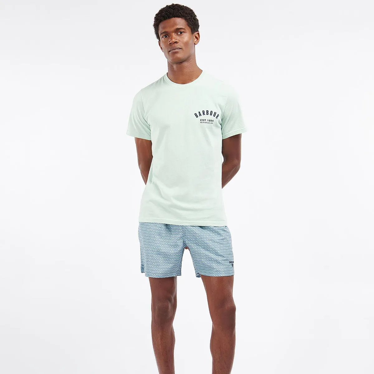 Barbour Dusty Mint Preppy T-Shirt - Shop Now!