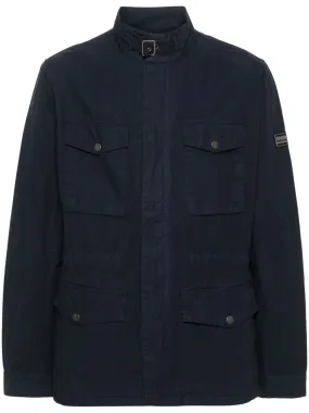 Barbour International Coats Blue