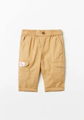 Beige Cargo Pants