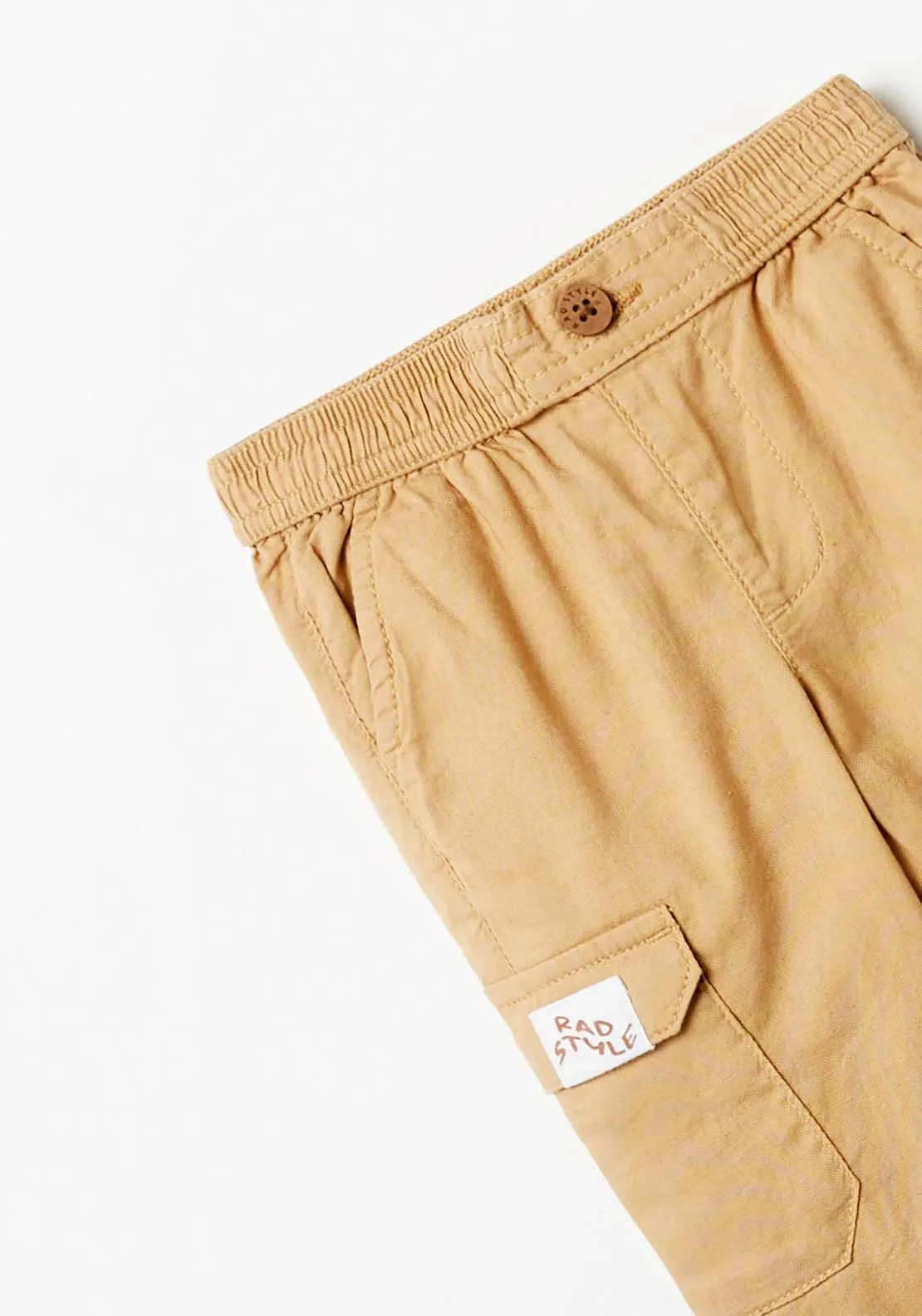 Beige Cargo Pants