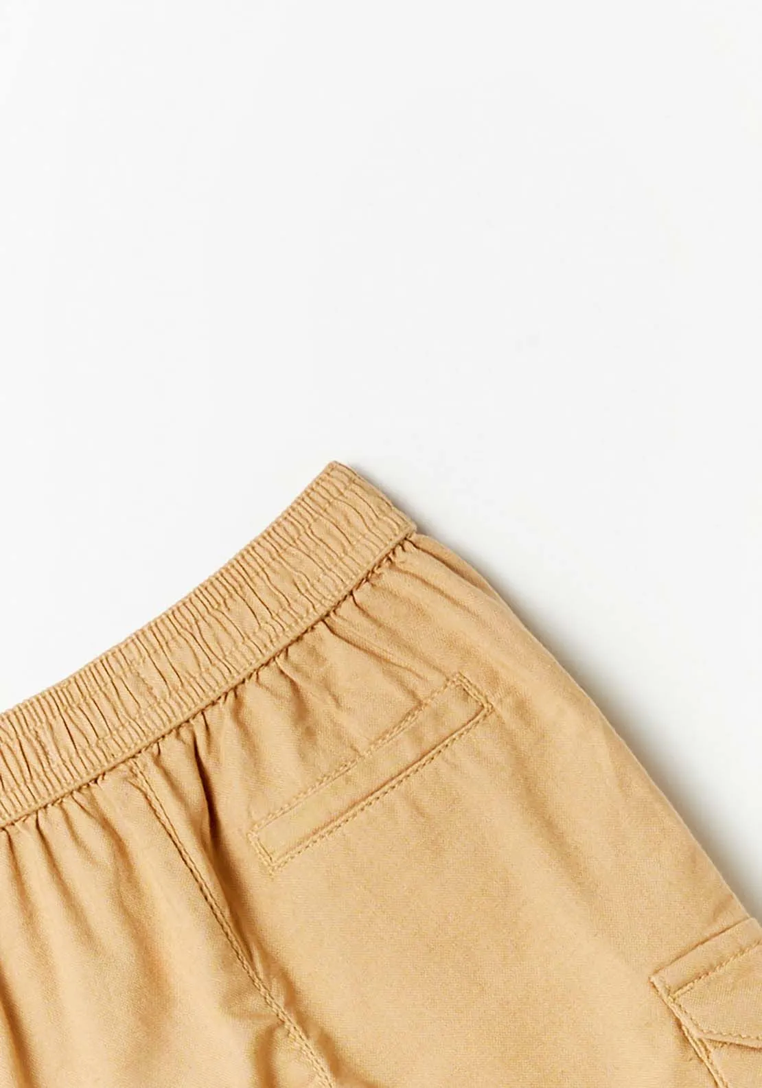 Beige Cargo Pants