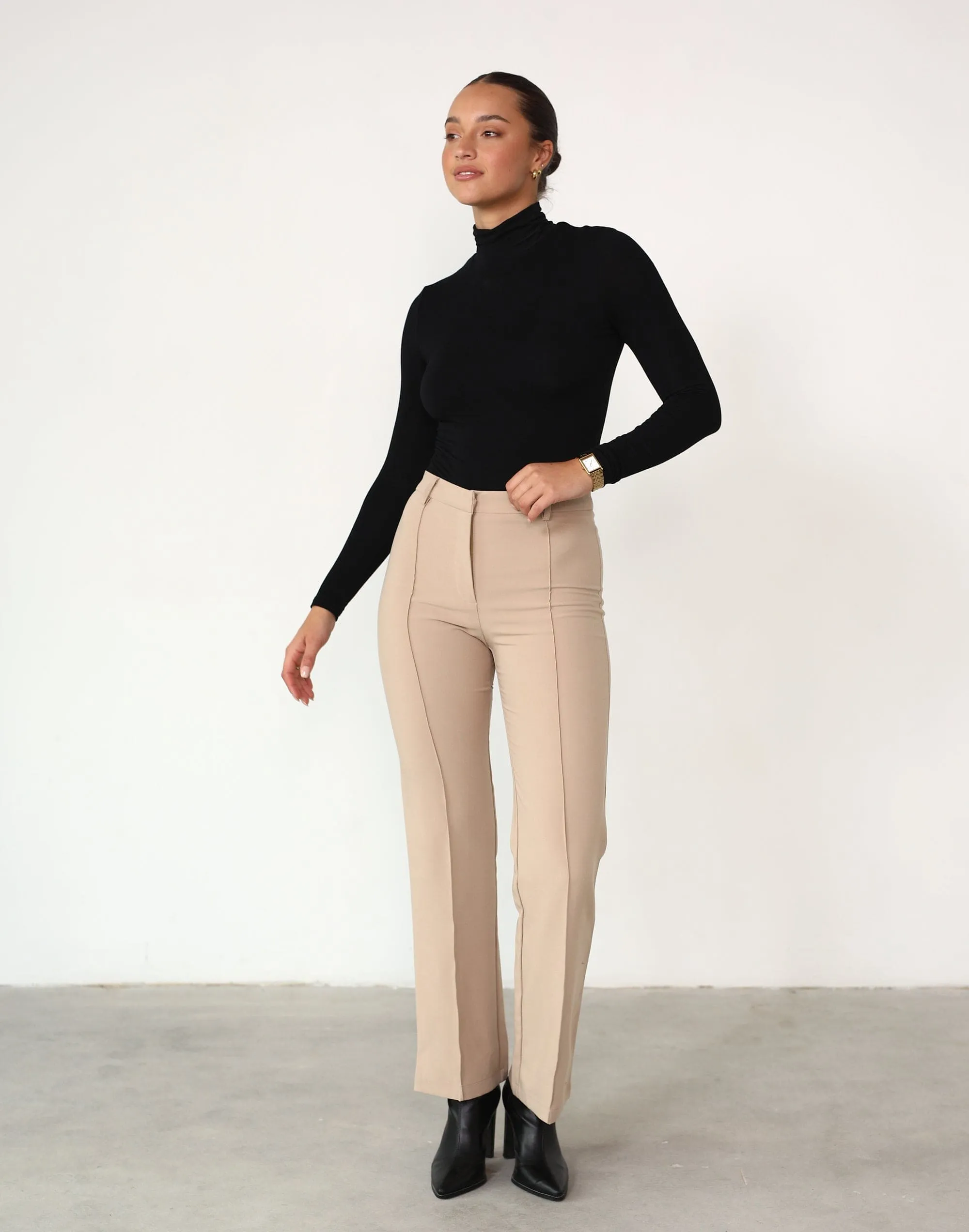 Beige Monroe Pants