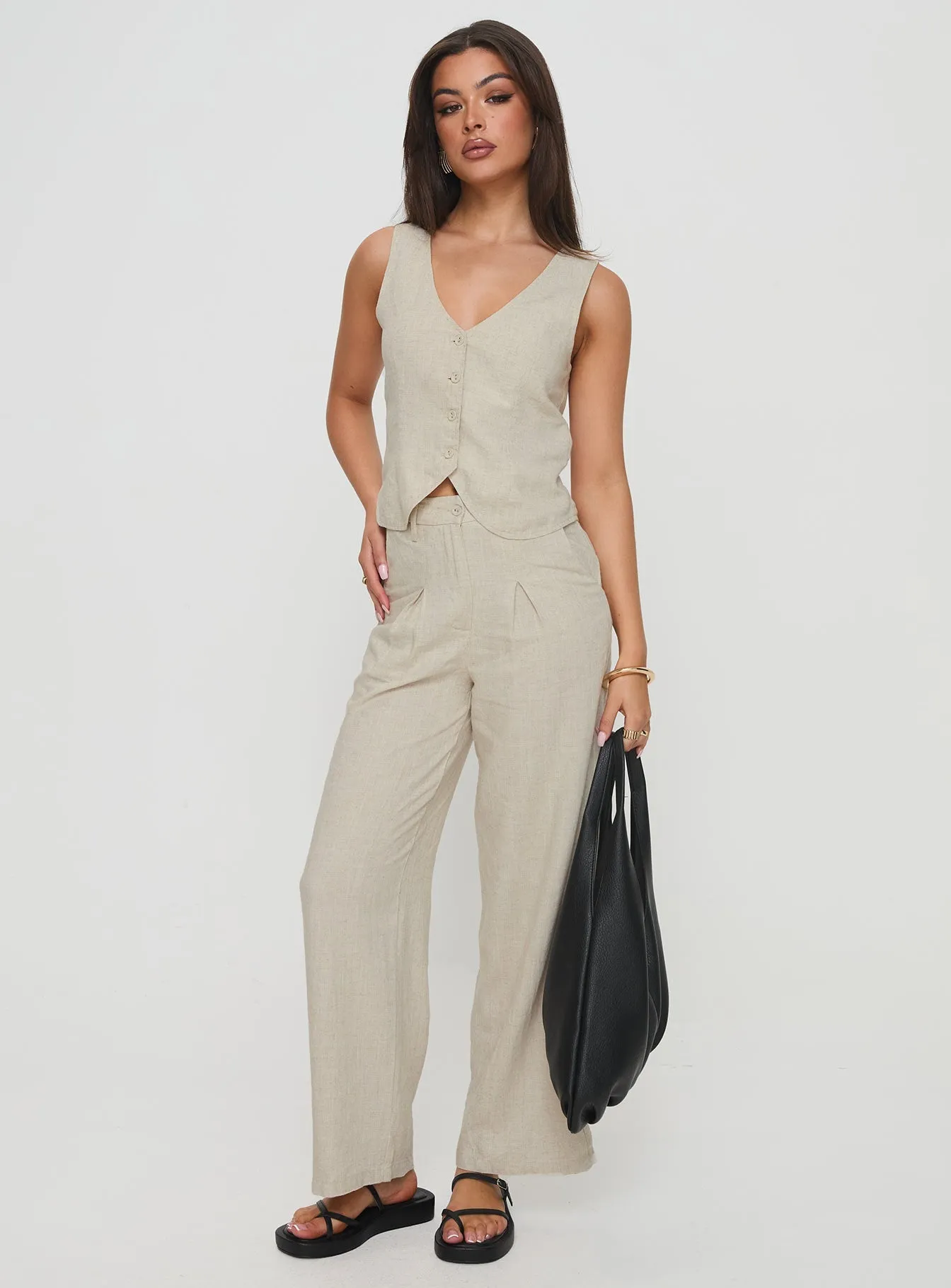 Beige Sofi Pants