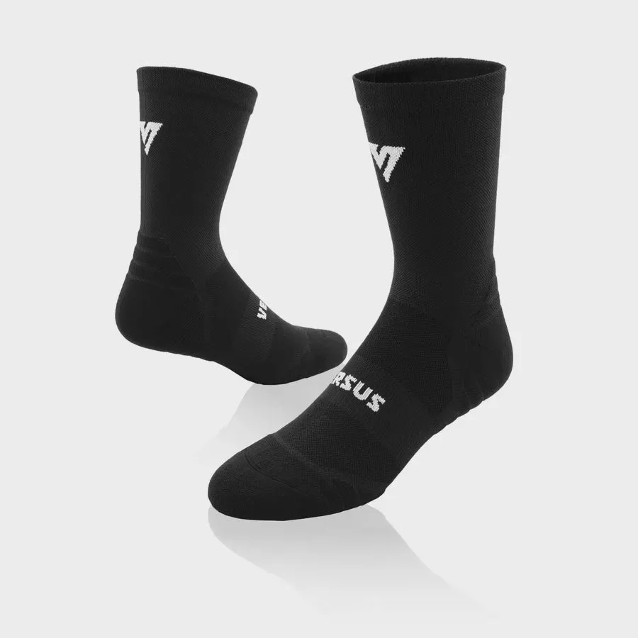 Black Active Crew Socks