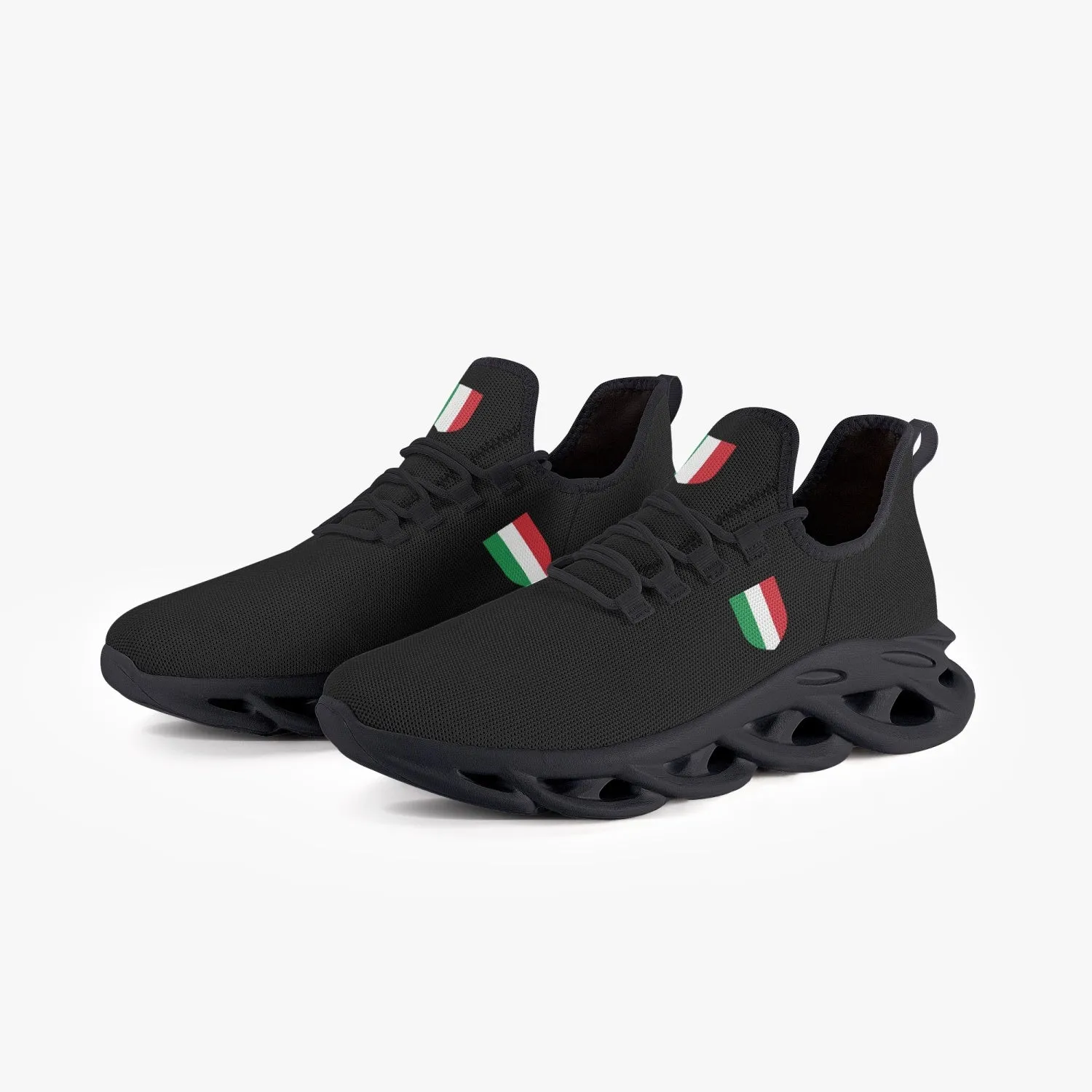 Black Italian men's sneakers