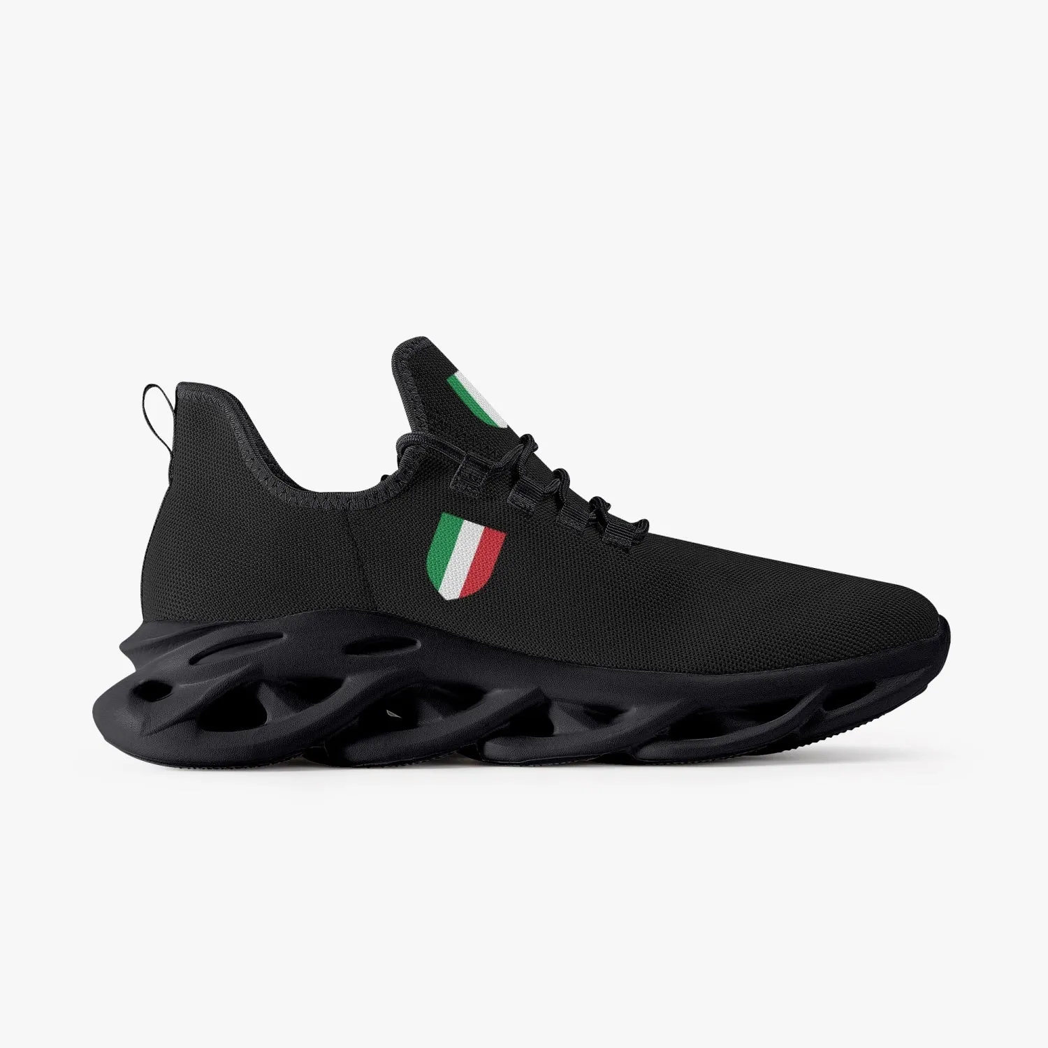 Black Italian men's sneakers