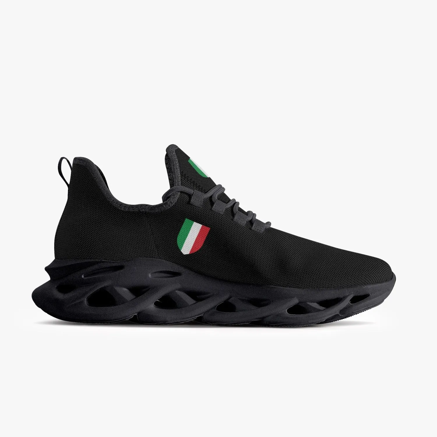 Black Italian men's sneakers