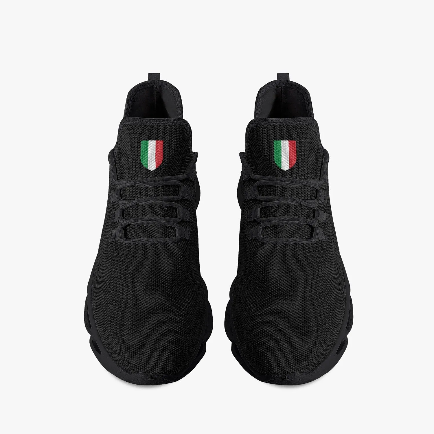 Black Italian men's sneakers