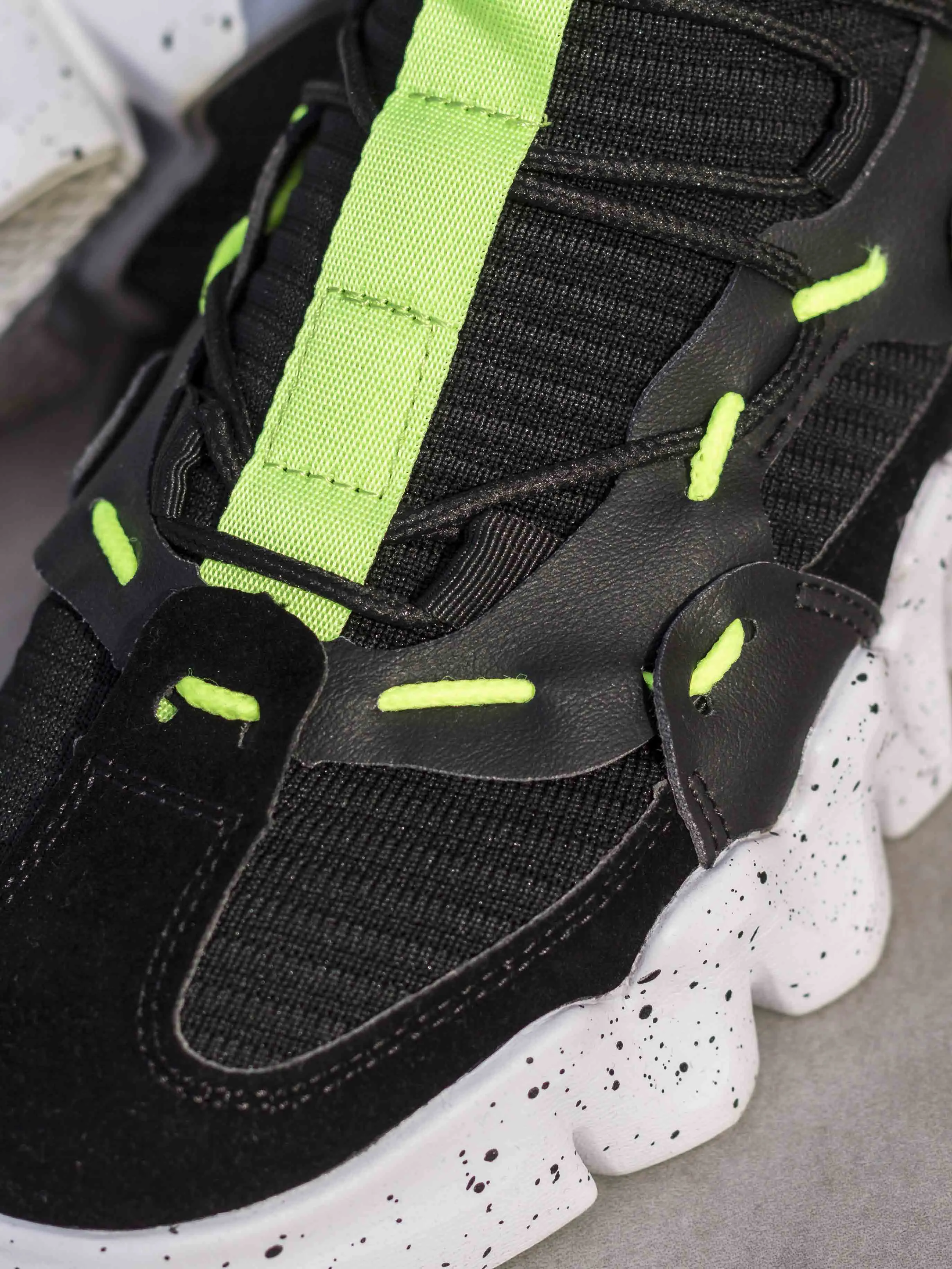 Black Neon Lift Sneakers