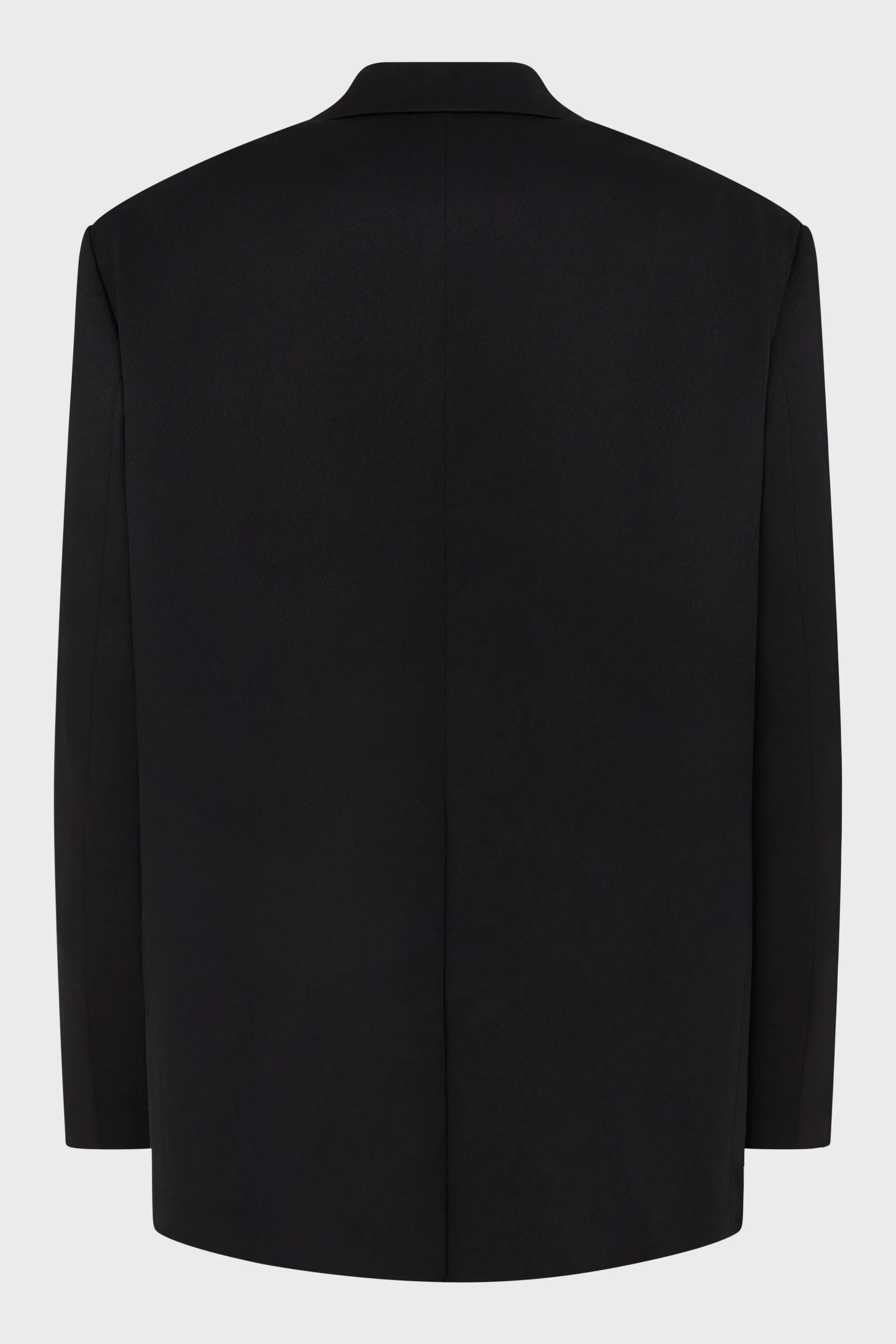 BLACK PEAK LAPEL BLAZER