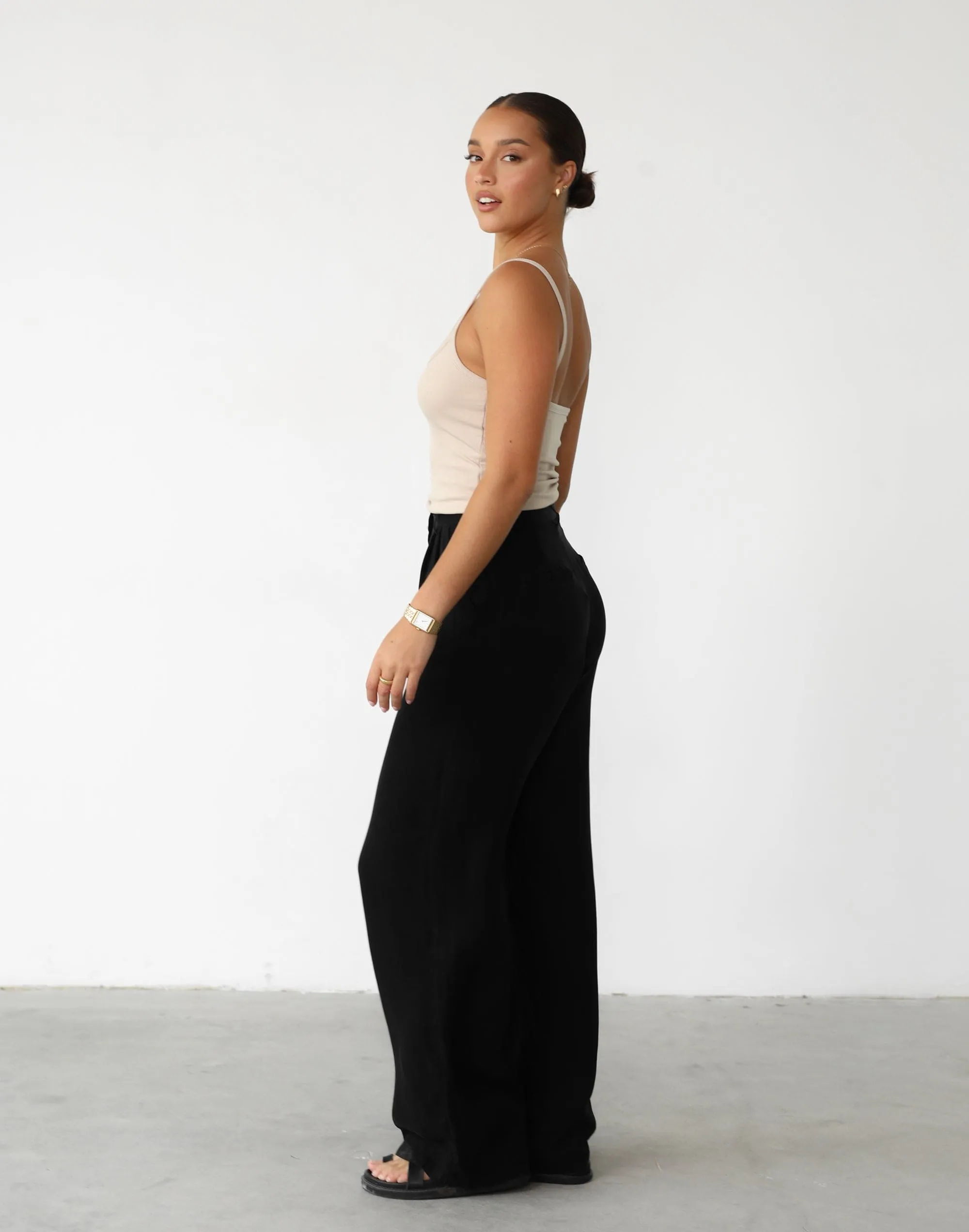 Black Ranna Pants