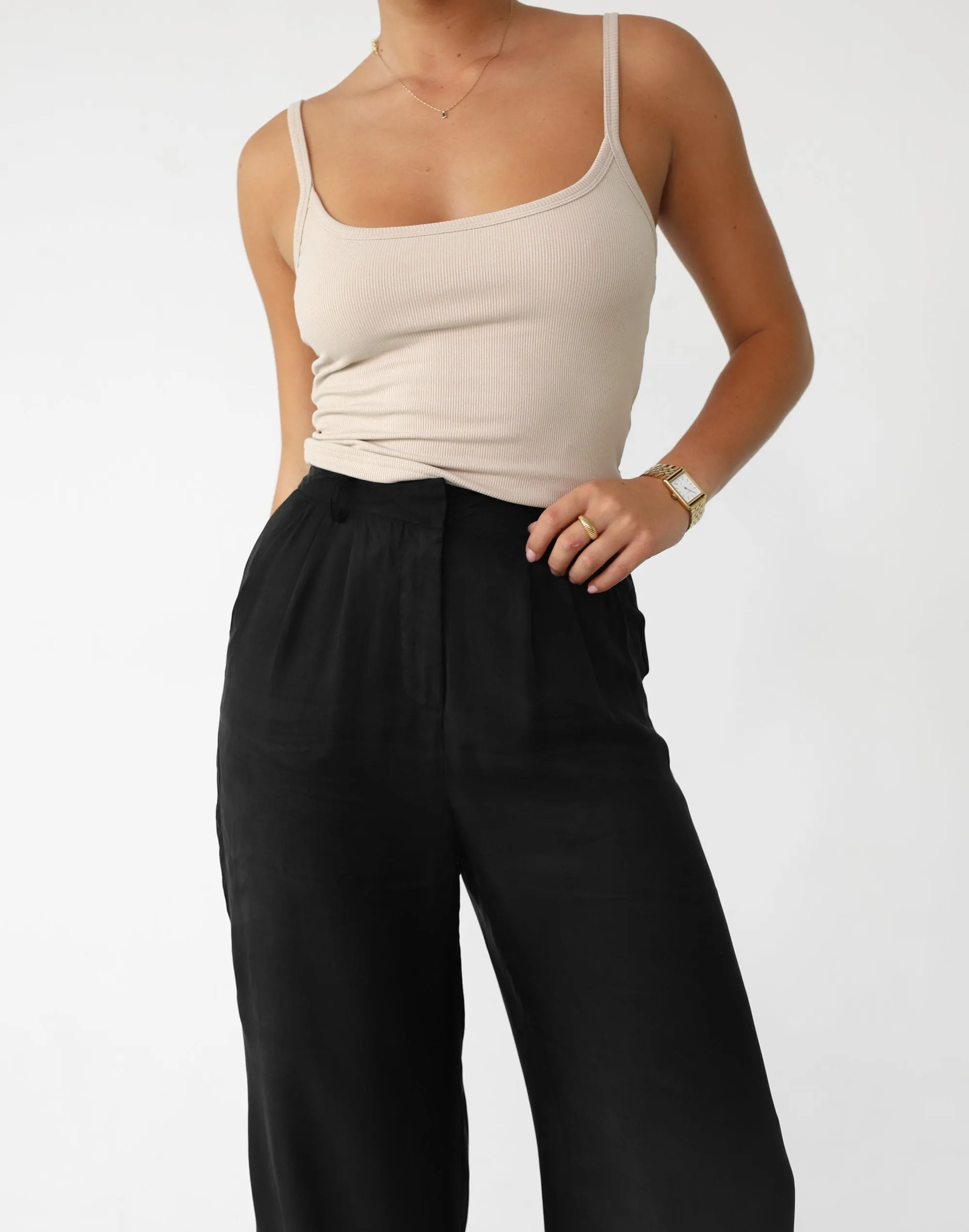 Black Ranna Pants