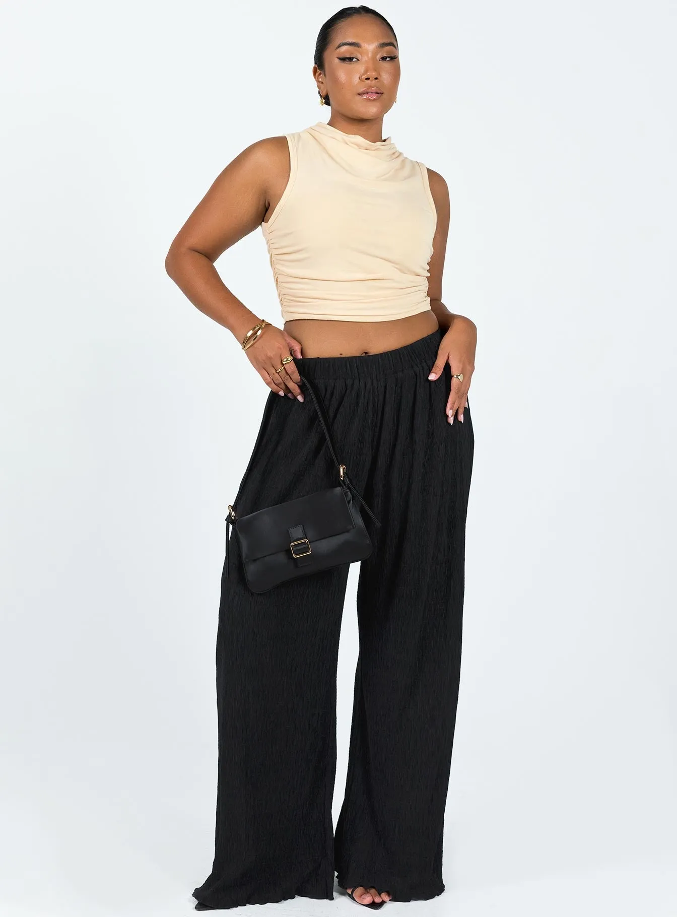 Black Rowson Pants