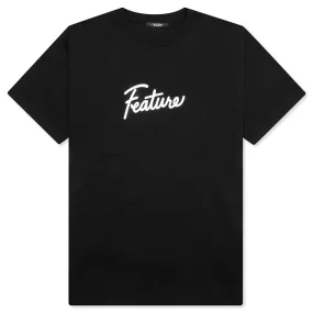 Black Script Tee