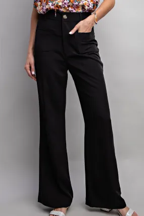 Black versatile pants