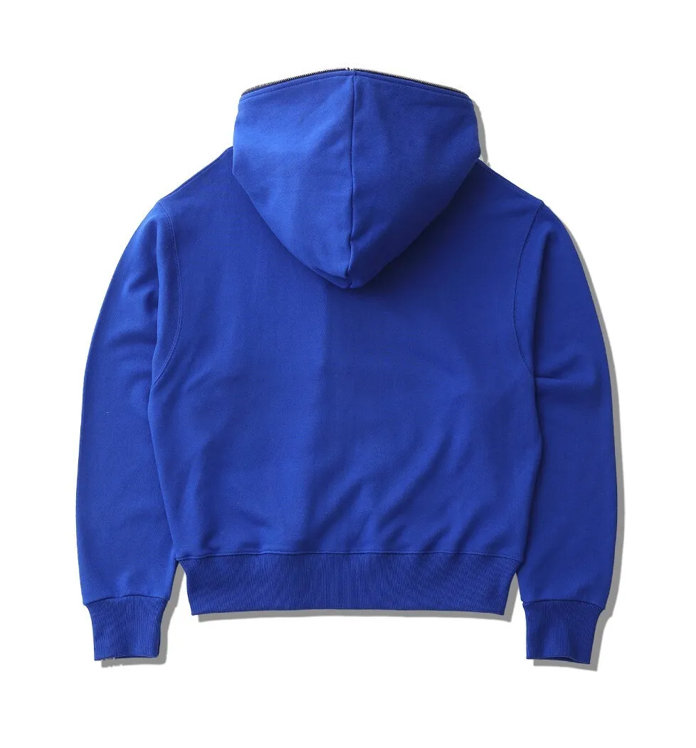 Blue Street Style Logo Hoodies & Sweatshirts