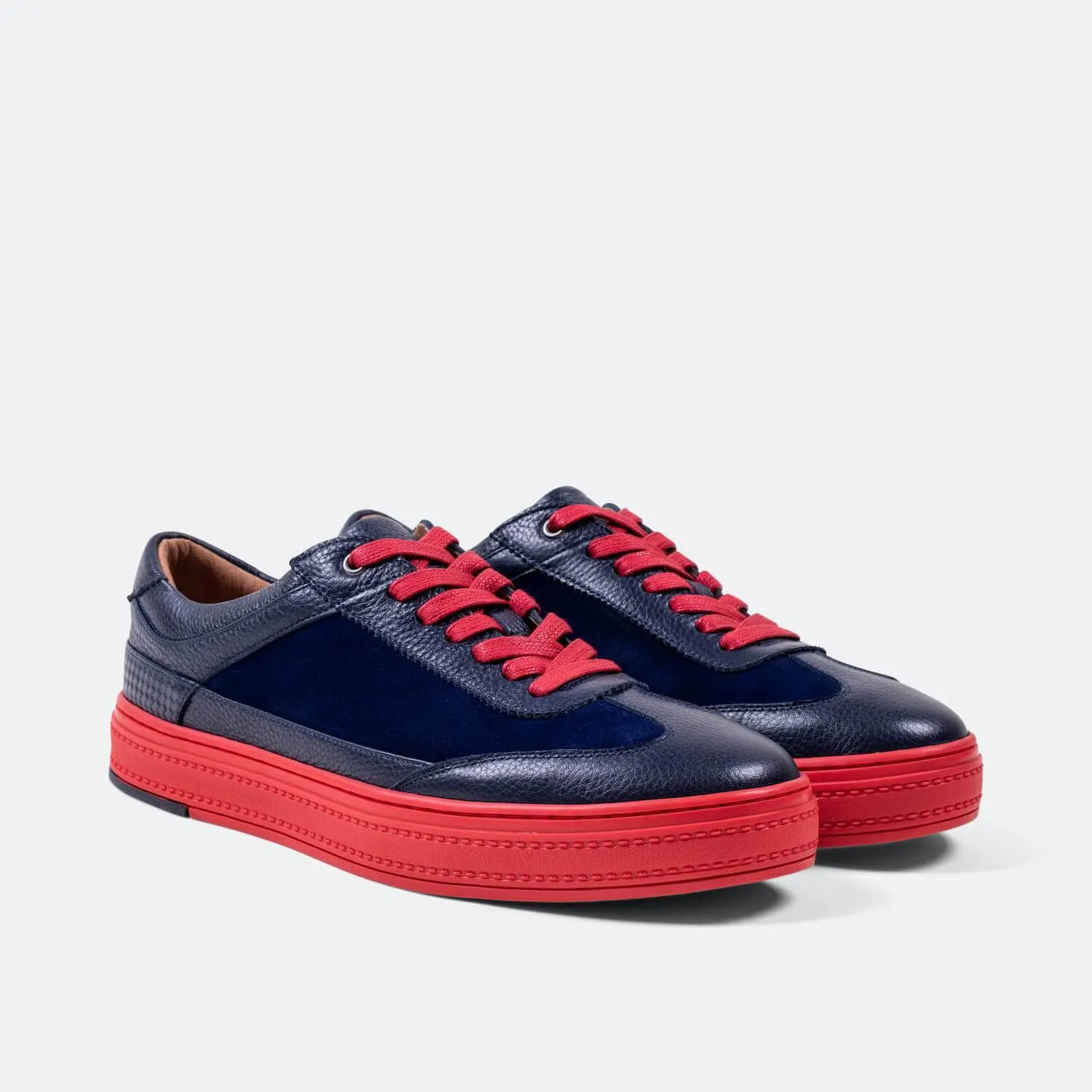 Blue Suede Sneakers for Captain