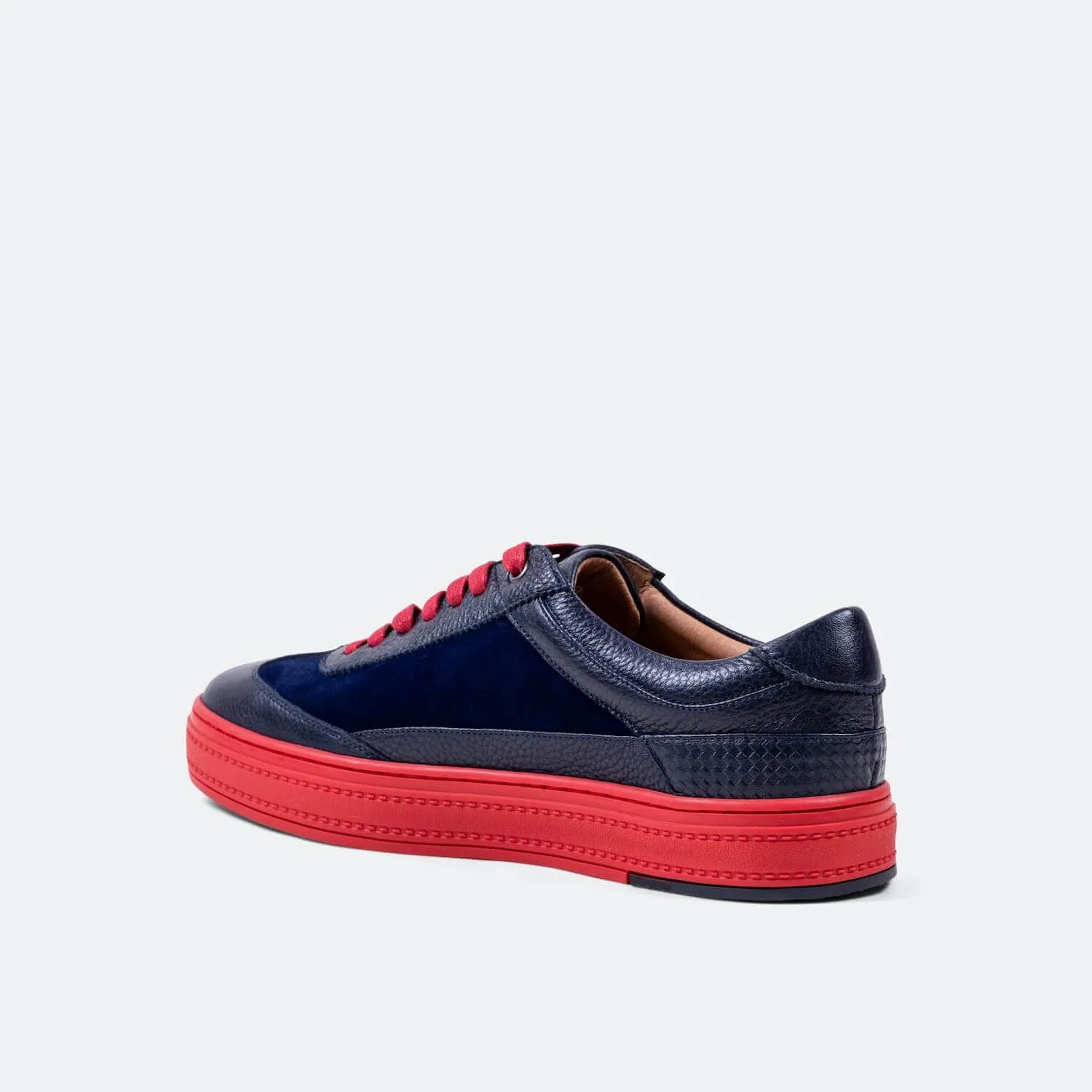 Blue Suede Sneakers for Captain