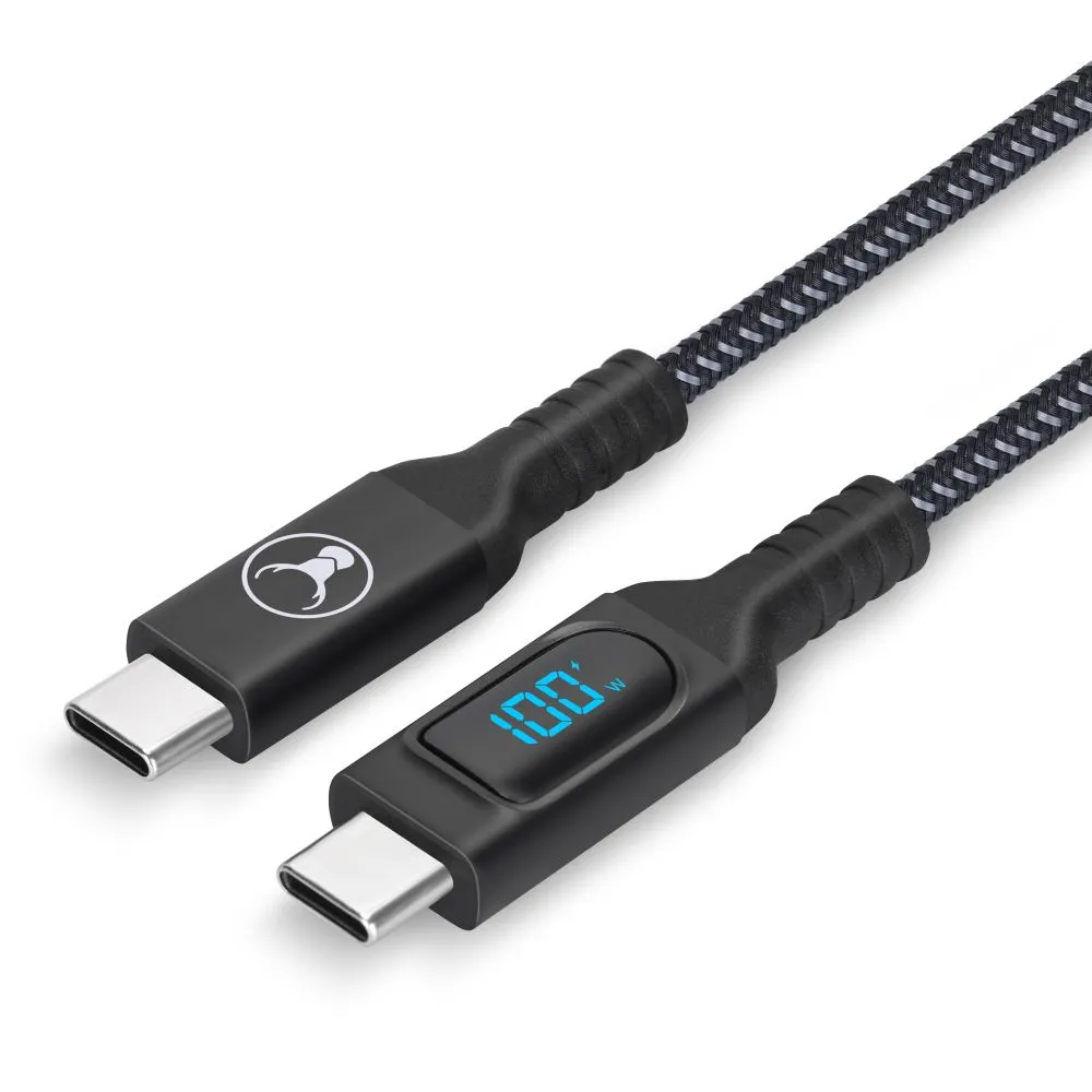 Bonelk USB-C Cable - Long Lifespan, 100W, 1.5m Length, Black