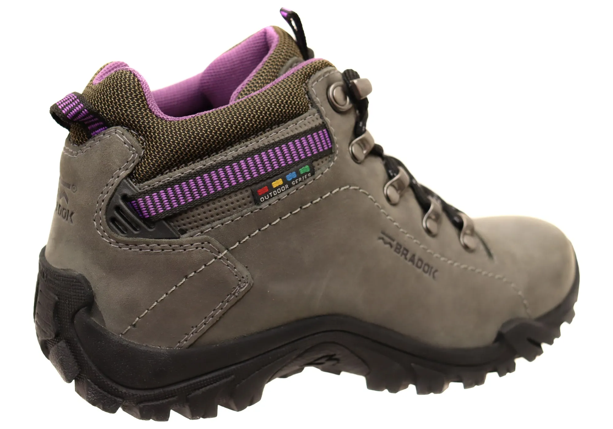 Bradok Kreek 2 W Womens Comfort Leather Hiking Boots Made In Brazil