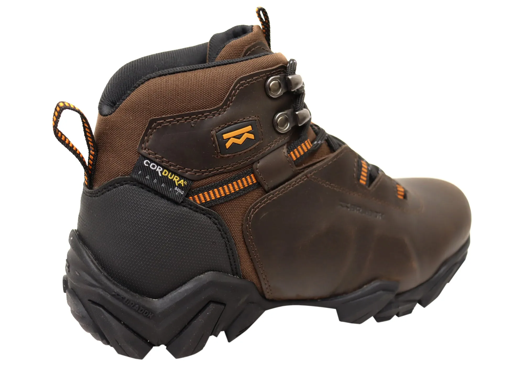 Bradok Trex Mens Comfortable Leather Hiking Boots Made In Brazil