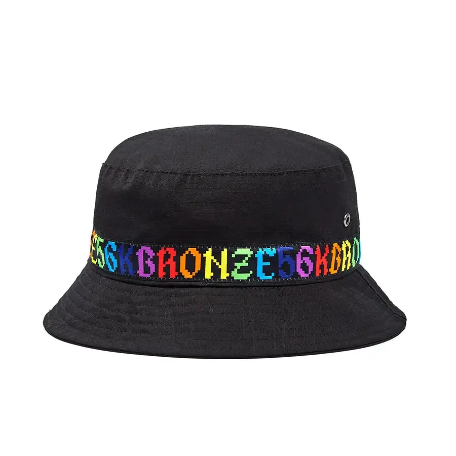 Bronze 56k Black Old E Bucket Hat