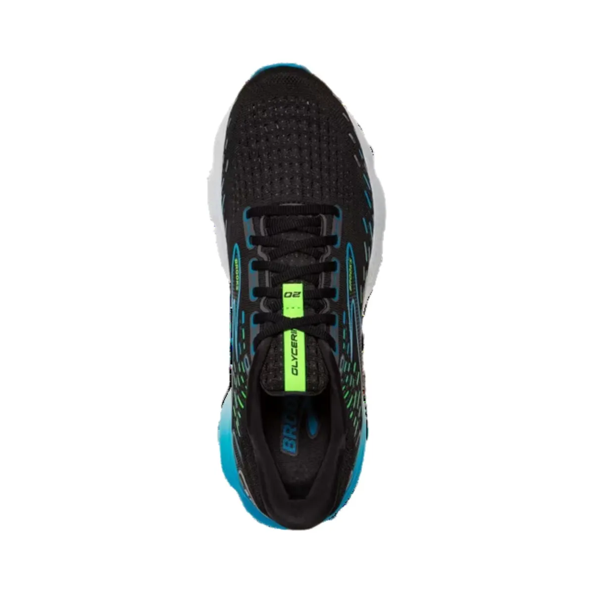 Brooks Glycerin 20 Running Shoes - Black Blue Green