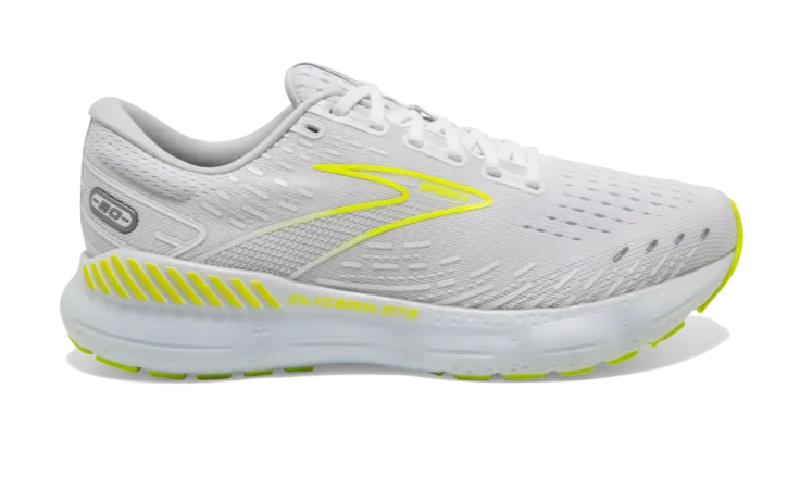 Brooks Glycerin GTS 20 Running Shoes - White/Nightlife (Men's)