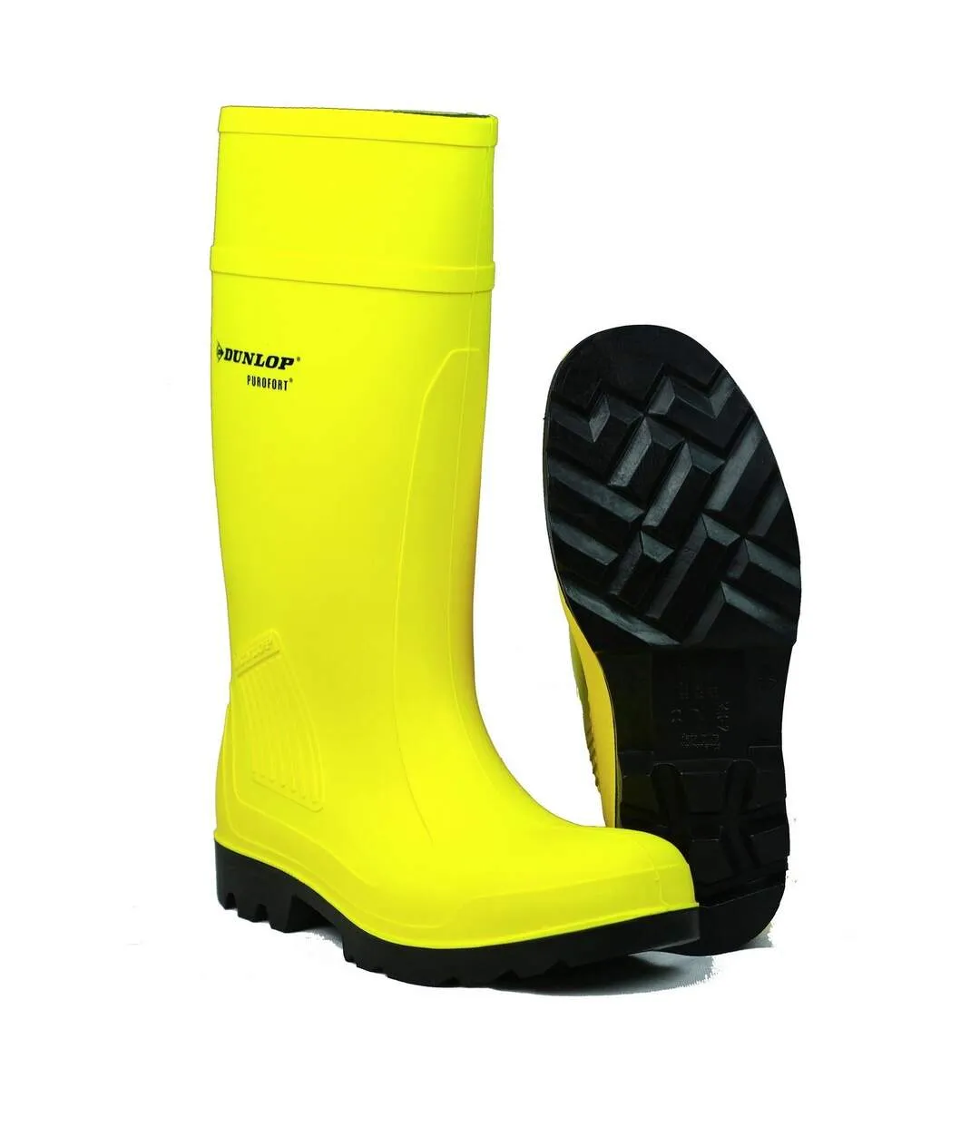 C462241 purofort full safety standard / mens boots / safety wellingtons yellow Dunlop