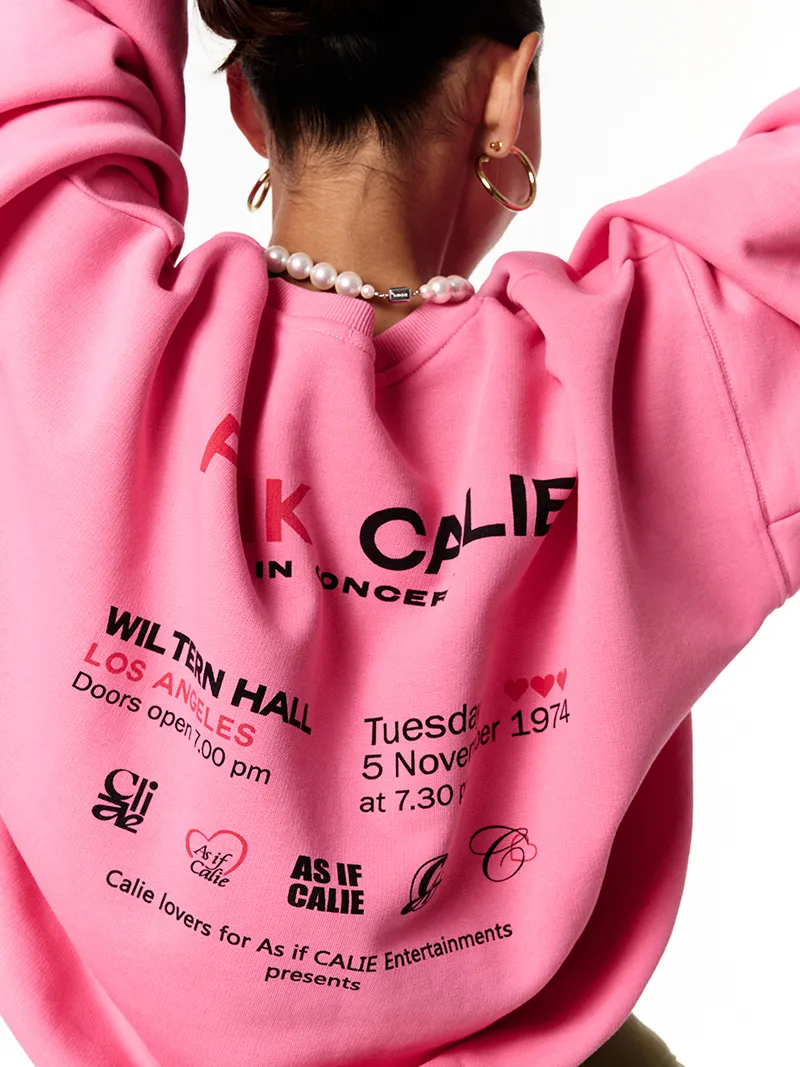 Calie Street Style Long Sleeve Logo Hoodies & Sweatshirts