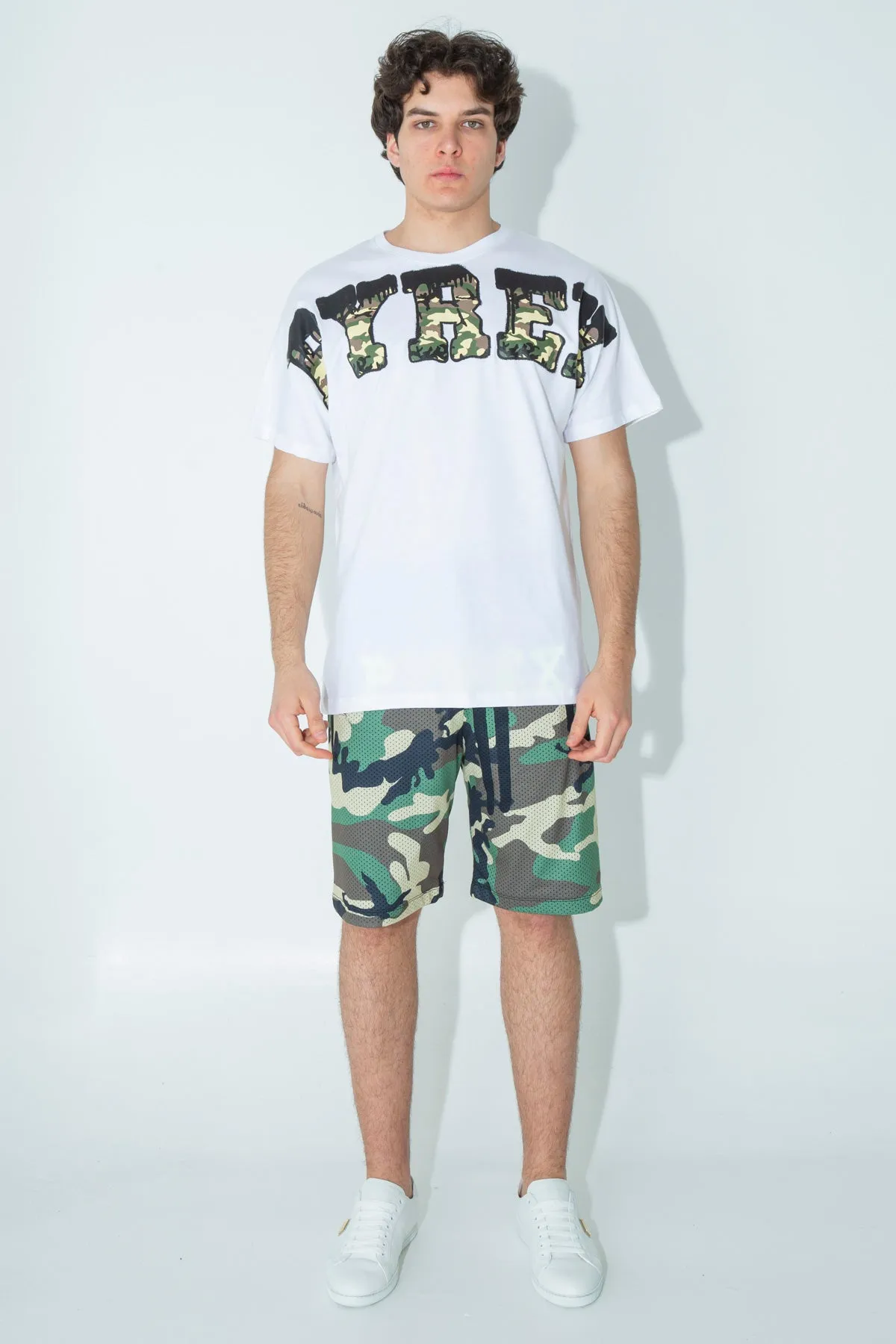 Camouflage print t-shirt