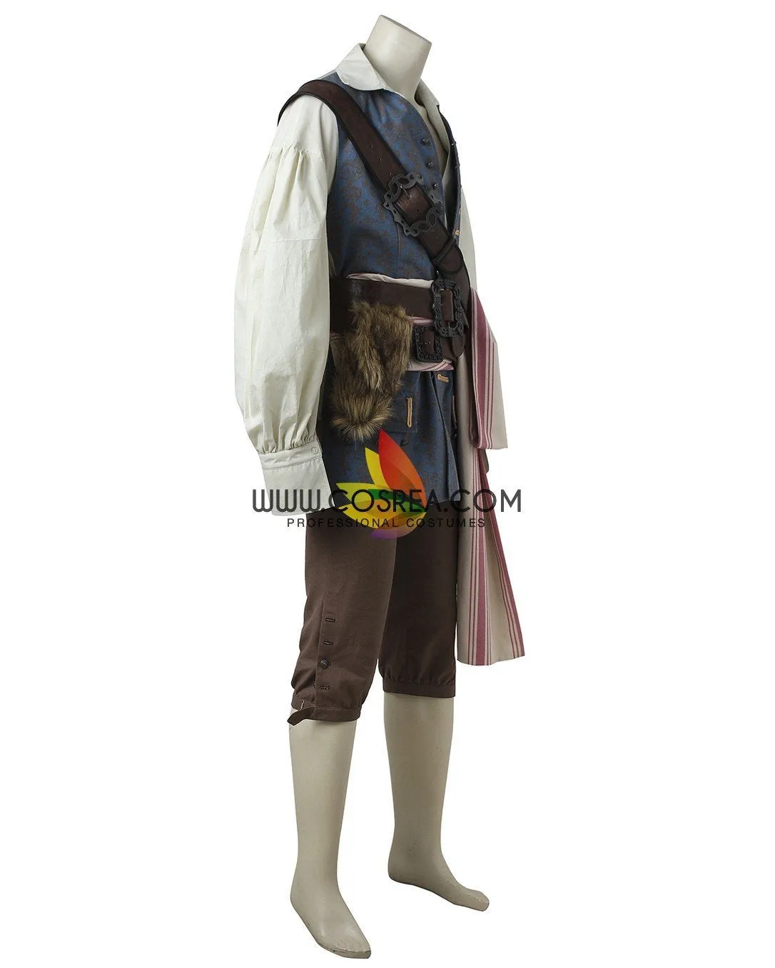 Captain Jack Sparrow costume Pirates of the Caribbean Dead Man Tell No Tales cosplay